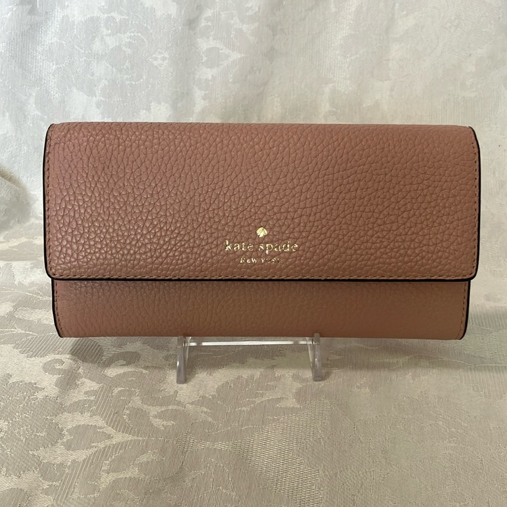 Kate Spade Southport Ave Sandra Pebbled Leather Wallet